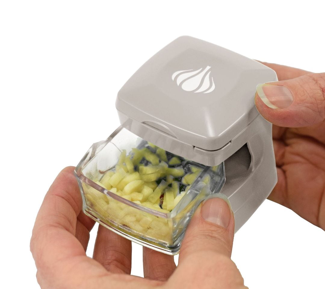 Kitchen Innovations Garlic-A-Peel - Cream - Mini Garlic Chop