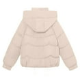 thumbnail image 4 of Winter Warm Coats for Womens Fashion Plus Size Solid Color Hooded Jacket, 4 of 9