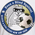thumbnail image 3 of CafePress - Soccer Blind Squirrel Fitted T Shirt - Fitted T-Shirt, Vintage Fit Soft Cotton Tee, 3 of 4