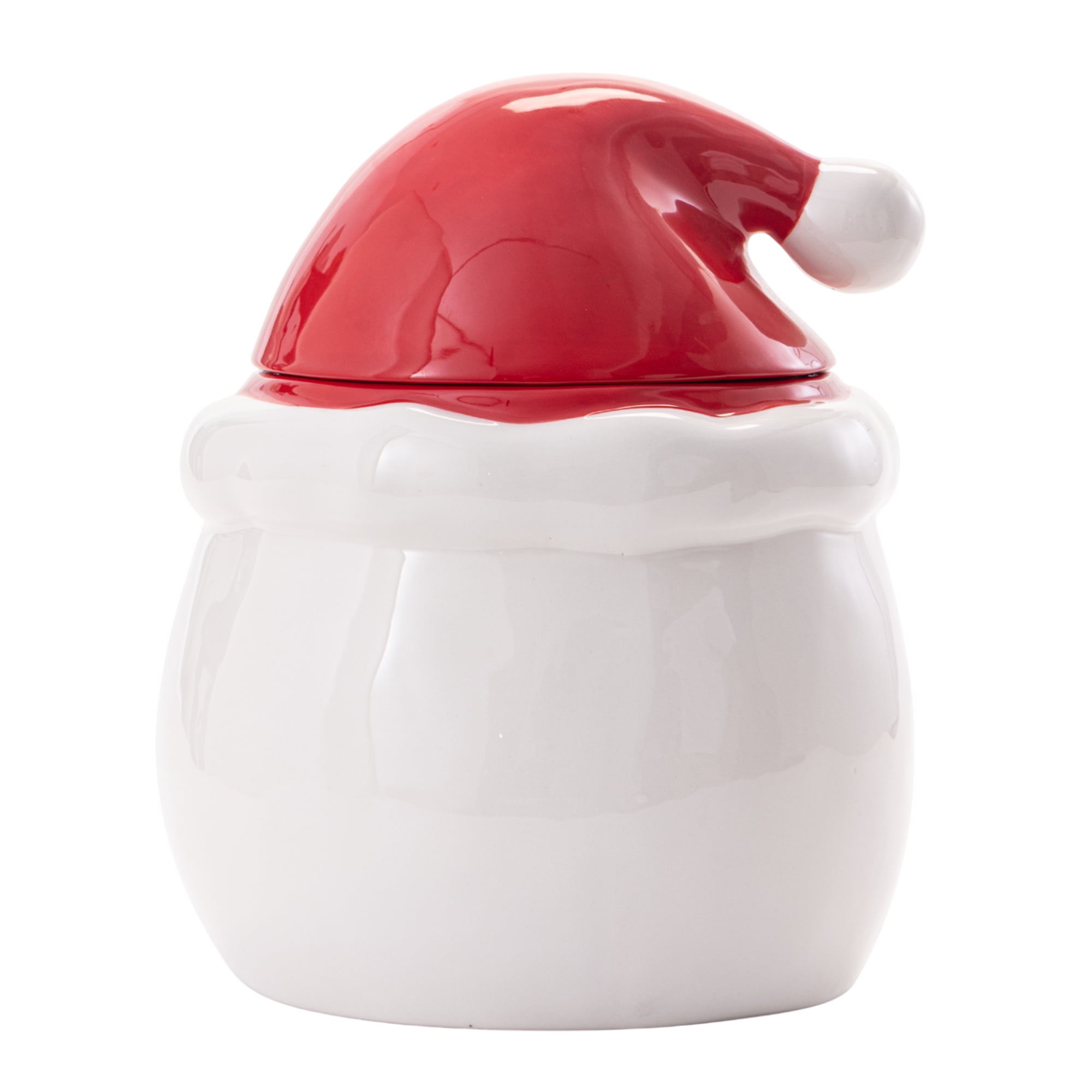 Holiday Time Figural Ceramic Cookie Jar, 81 oz, 1 Piece, Cookie Jar, Ceramic