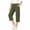 Dark Green, variant on AHTJRT Boys Girls Cotton Capris Mid Rise Ankle Length Summer Sweatpants with Multiple Pockets Fashion Sportswear Adjustable Cuff Pants Navy 11-12 Years