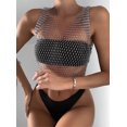 thumbnail image 1 of source 2024Wish   Summer Explosions Grid Flash  Women‘s T-shirt Jacket YX951, 1 of 7