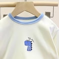 thumbnail image 4 of yboeqw Girl's Fall Winter Outfits Set Cute Print Long Sleeve T-Shirt Top Pants Toddler Girls Casual 2 Piece Set for Everyday Clothing,Size 12-18 Months, 4 of 4