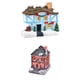 thumbnail image 1 of importsportslover 2 × Pequeña estatua de casa iluminada Adorno para vacaciones Estilo A BLESIY Casa de miniaturas, 1 of 8