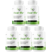 Hear Me+ Hearing Relief, Tinnitus Support Hear Me Ear Health - 5 Bottles