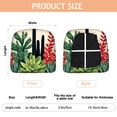 thumbnail image 3 of Cute Cactus Seat Covers for Dining Room Chairs Set Of 4,Stretch Printed Washable Chair Seat Cover with Elastic Ties and Button,Removable Waterproof Couch Cushion Covers, 3 of 6