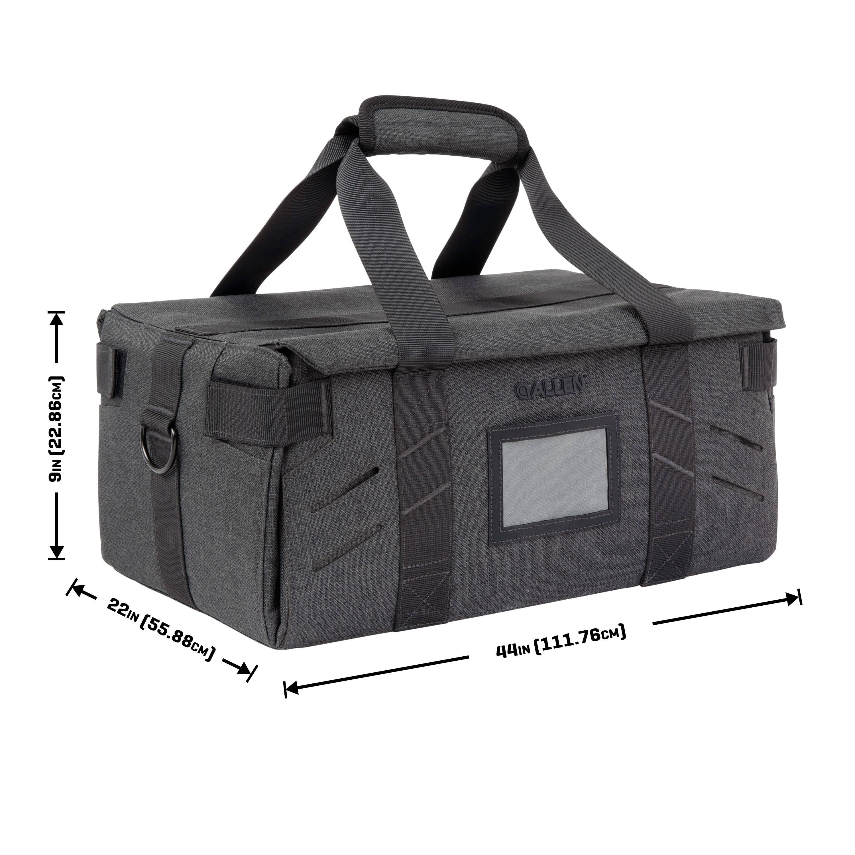 Allen Company Eliminator Range Bag & Portable Shooting Rest System, Charcoal