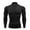 Black, variant on Men's Fitted Stretch Long Sleeve T Shirt Gym Running Cycling Slim Breathable Athletic Workout Shirt for Sports and Fitness Mens Casual Crew Neck Basic Tees