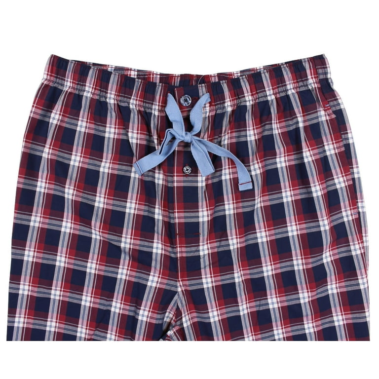 Roundtree Yorke Men s Big and Tall Woven Sleep Bottoms Pajama Pants Plumberry 301 X Large Tall XLT Walmart