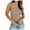 Khaki, variant on Ladies' able And Women's Clothing Solid Color Slim Fit Small Vest Tank Top Suspender Basic Sleeveless Tank Tops