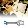 thumbnail image 4 of Clamp de Marche, Porte-Musique Portable Léger Pratique Argent pour Lyre pour Trompette pour Instrument de Musique, 4 of 8