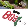 thumbnail image 4 of Dragon Lizard Leash Harness, Small Reptiles Animals Harness Simple Design Attractive Adjustable Soft  For Outdoor For Walking Green,Red, 4 of 8
