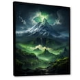 thumbnail image 2 of Designart "Awakening Of The Volcanic Power" Volcano Floater Framed Canvas Art Print, 2 of 5