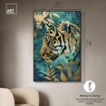 thumbnail image 5 of Hidden Tiger Canvas Miami Inspired Art Prints by Art Remedy, Black Frame, 36" x 54", 5 of 7