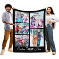 thumbnail image 4 of Photo Blanket Customized Customized Blanket Gifts for Best Friend Sister Family Dad Mom Daughter Son (7 Size), 4 of 6
