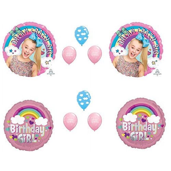 JOJO SIWA BIRTHDAY PARTY Balloons Decorations Supplies Bow Rainbow