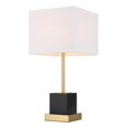 thumbnail image 1 of Elégant Decor TL3037BR Lana 1 Lampe de Table en Laiton Léger, 1 of 4