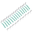 thumbnail image 2 of Cepillo De Limpieza Detal, Cepillo Interdental, Cerdas Suaves Portátiles En Forma De L Para Limpieza Profunda Para El Hogar, 2 of 8