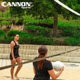 thumbnail image 4 of Cannon Sports Regulation Volleyball Net - Durable Indoor Outdoor Net 32 FT Length x 3 FT High for Competition, Backyard, Gym, Training, & Beach Play - Pro Quality 2mm Coated Steel Cable - Easy Setup, 4 of 6