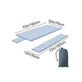 thumbnail image 3 of UNLLLL Patio Table and Bench Cover Set, 3 Piece Waterproof Polyester Protector, UV Resistant Dustproof Outdoor Furniture Cover, for Yard Picnic Table and Chairs (Blue), 3 of 7