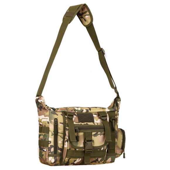 Qarigey Bolso cruzado de PVC, correa ajustable portátil, almacenamiento, reemplazo impermeable, bolsos de hombro para acampar y senderismo a Bolsas de mensajero y de hombro