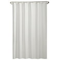 Mainstays Water Repellent Fabric Shower Curtain Liner, White