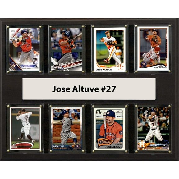 Jose Altuve Houston Astros 12'' x 15'' Plaque