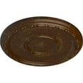 thumbnail image 3 of Ekena Millwork 16 1/2"OD x 1 1/2"P Medea Ceiling Medallion (Fits Canopies up to 5 1/2"), Hand-Painted Root Beer Crackle, 3 of 6