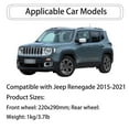 thumbnail image 2 of Mud Guards Fit For Jeep Renegade 2015-2021, Mud Flaps Splash Guards, Front And Rear 4 Pieces Car Mudguards Wheel & Tire Flaps, Car Fenders-Black, 2 of 6