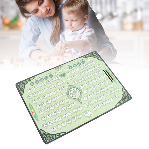 Máquina de Lectura Musulmana, Sonido de la empresa Transparente de Larga Duración Regalo para Niños Eid, material Fino Volumen Ajustable Para Maestros de Escuela en El Hogar