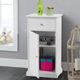 thumbnail image 3 of Costway Storage Floor Cabinet Wall Shutter Door Bathroom Organizer Cupboard Shelf, 3 of 10