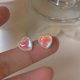 thumbnail image 5 of Xihbxyly Pendientes de Corazón Rosa, Elegante Diseño de Cobre, Cómodos y Ligeros, Galvanoplastia de Larga Duración, Ideales para Uso Diario, San Valentín o Cumpleaños, Regalo para Mujer. Incluye Dos, 5 of 7