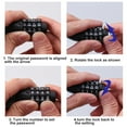 thumbnail image 5 of NIBOLOG 4 Digital Combination Password Cycling Security Bicycle Bike Cable Chain Lock, 5 of 5