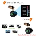 thumbnail image 3 of Bgsha Blue LED ATV Motorcycle USB Fast Socket Amp Volt Meter Voltage Waterproof 12/24, 3 of 10