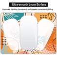 thumbnail image 3 of SHIQI-Small Mouse Pad, Mini Mouse Pad 6 X 8 Inch with Non-Slip Rubber Base for Keyboard Tray Laptops Wireless Mouse Home Office Travel, Washable & Portable (Modern Abstract Leaves), 3 of 4