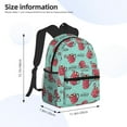 thumbnail image 2 of Easygdp Snowflake Hot Cocoa Casual Laptop Backpack, Backpack for School, Travel, Business, 2 of 6