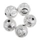thumbnail image 4 of Piezas Sueltas perfecl para joyas Collar de DIY Plata Granos sueltos redondos, 4 of 7