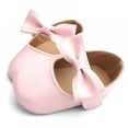 thumbnail image 2 of BESLY 0-18M Baby Girls Princess Dress Shoes with Bowknot Non-Slip Toddler Shoes, 2 of 5