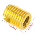 thumbnail image 1 of Domqga 10pcs M8 x M5 Auto Taraudage Fileté Insert 302 Douille à Vis à Fente pour la Réparation de Filetage, kit de Réparation de Filetage, Inserts Filetés Autotaraudage, 1 of 8