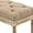 Wheat and Wood, variant on Dycanpo 44'' End of Bed Bench, Vintage Upholstered Bench for Entryway, Linen and Wood
