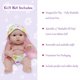 thumbnail image 2 of Juego de vinilo Doll JC Toys Lots to Love Babies, 14 unidades, con set de baño, 2 of 5