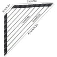 thumbnail image 4 of Tomorotec - Escurreplatos Triangular Enrollable para Fregadero de Esquina, Pequeño, Plegable, de Acero Inoxidable, Multiusos, para Cocina, Organizador a Prueba de Óxido, Ahorrador de Espacio (Negro), 4 of 9