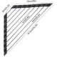 thumbnail image 4 of Tomorotec - Escurreplatos Triangular Enrollable para Fregadero de Esquina, Pequeño, Plegable, de Acero Inoxidable, Multiusos, para Cocina, Organizador a Prueba de Óxido, Ahorrador de Espacio (Negro), 4 of 9