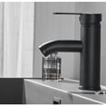 thumbnail image 4 of Grifo de lavabo negro mate - Mezclador de agua fría/caliente - Negro, 4 of 5