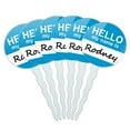 thumbnail image 1 of Rodney Hello My Name Is Cupcake Picks Toppers - Set of 6, 1 of 1