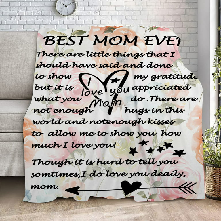 Gifts for Mom Blanket,Birthday Gifts for Mom,Mom Birthday Gifts from  Daughter Son,Best Mom Gift Ideas Presents,for Mom from Daughter,Mom Gifts  from Daughters,32x48''(#276,32x48'')F 