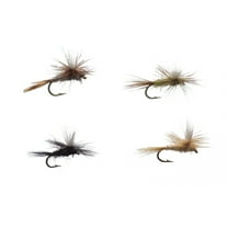 Cortland Fairplay Dry Fly Hi Vis Assortment , Size 14, 4 Pack, 709454