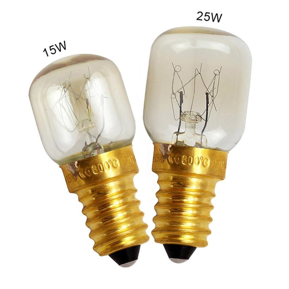 E14 Oven Lamp Bulb With Base 25W High Temperature Resistant Oven Light  Holder For Microwave Oven