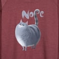 thumbnail image 3 of The Secret Life of Pets - Nope - Women's Lightweight French Terry Long Sleeve Shirt, 3 of 5