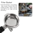 thumbnail image 1 of 58MM Stainless Steel Coffee Machine Bottomless Filter Holder Portafilter for / Expobar Double Mouth/ E61/ FAEMA, 1 of 5